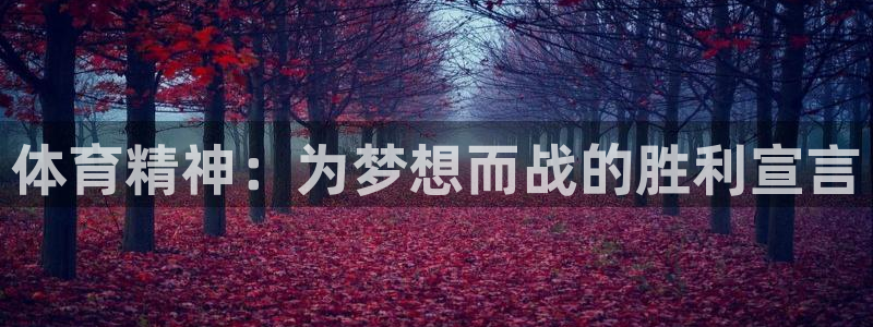 米兰体育官网下载招商：体育精神：为梦想而战的胜利宣言